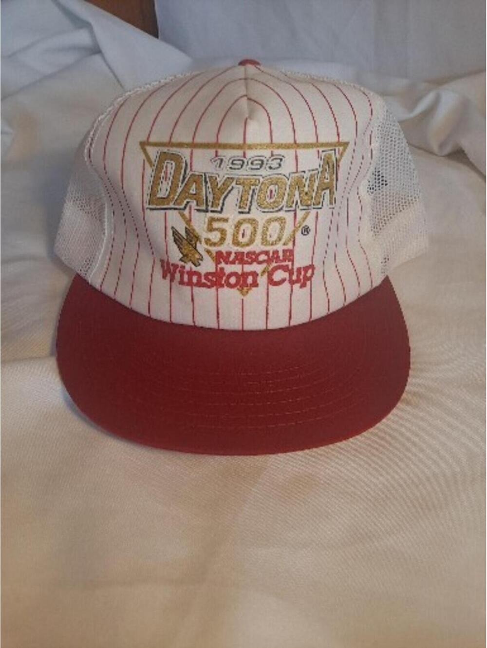 Vtg 1993 Daytona 500 Winston Cup Nascar Racing Trucker Hat USA MadeDeadstock